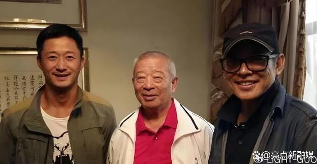 吴京李连杰为师父贺90岁大寿
