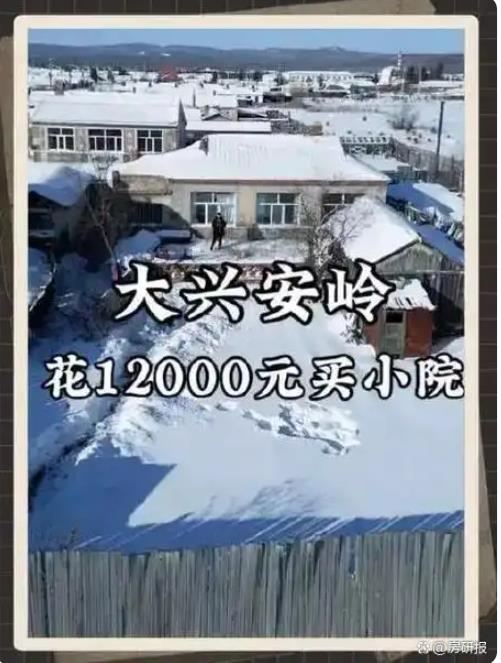 花一万二买房 年轻人去大兴安岭隐居