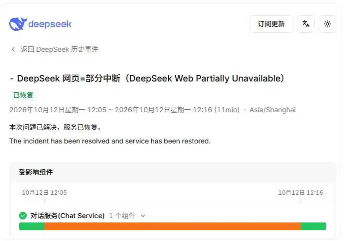 DeepSeek 崩了